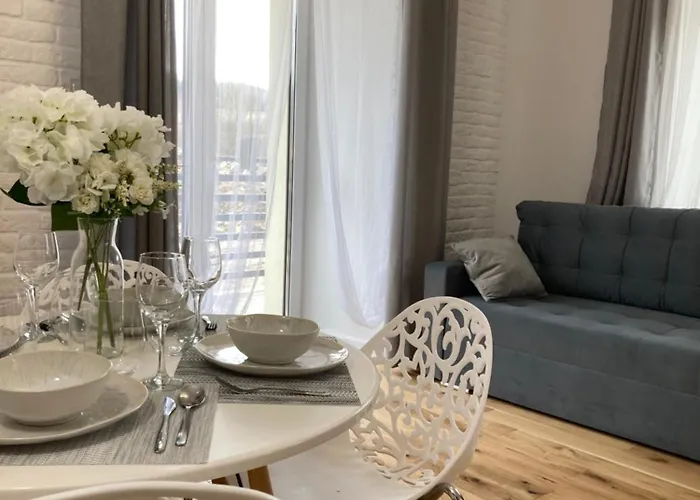 Nowy Rustykalny Z Tarasem - Sowia Apartament Stronie Śląskie